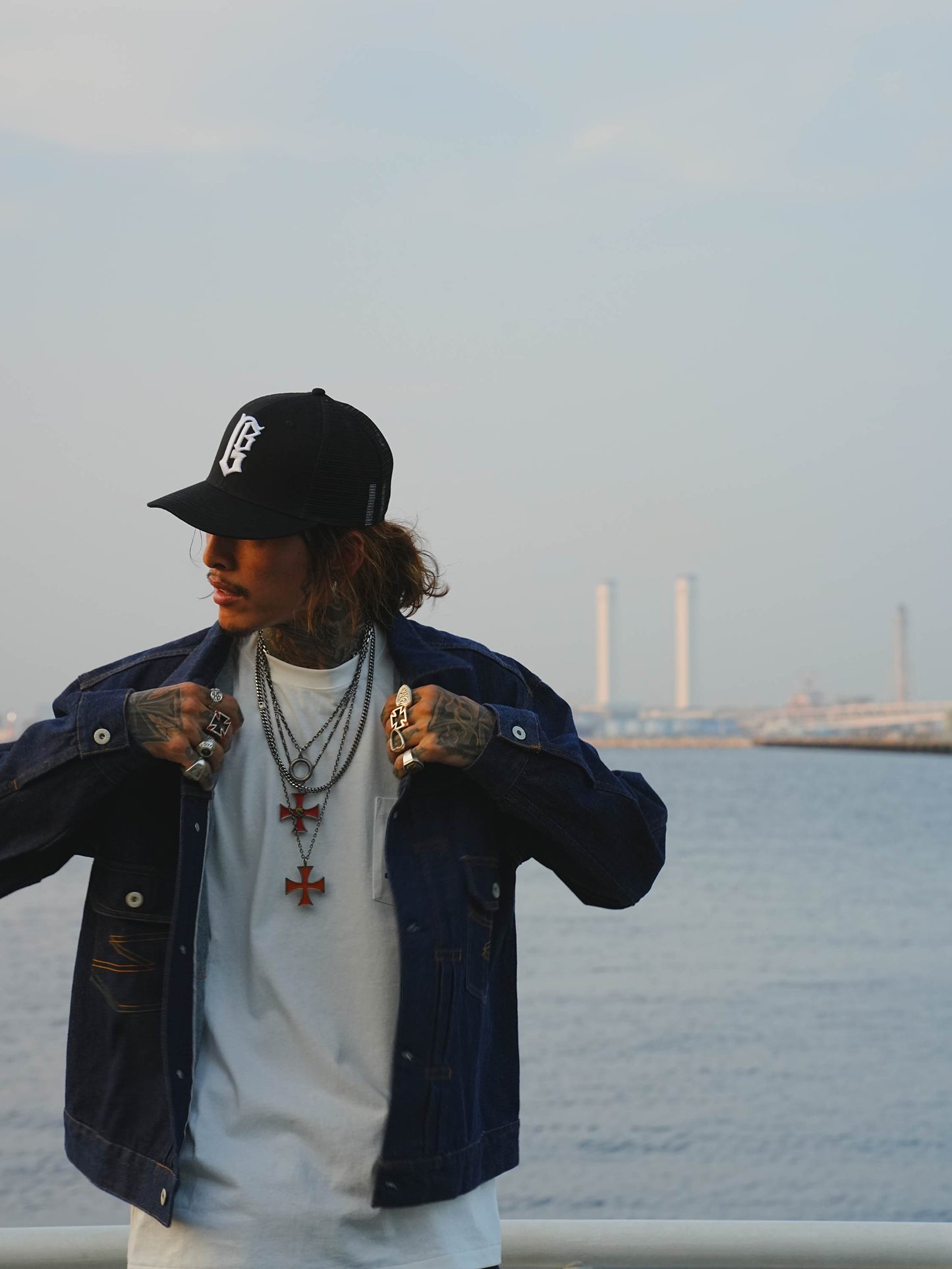SELVAGE DENIM TRUCKER JAKCET