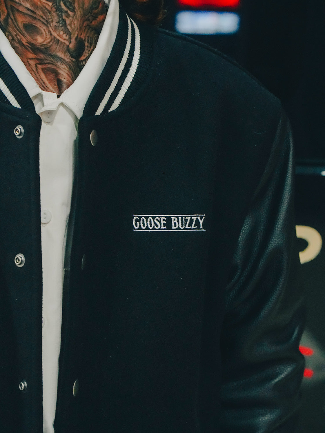  BUZZY グースバジー GB COACH JACKET サイズ 4 GOOSE BUZZY GB STADIUM JACKET – GOOSE BUZZY OFFICIAL STORE