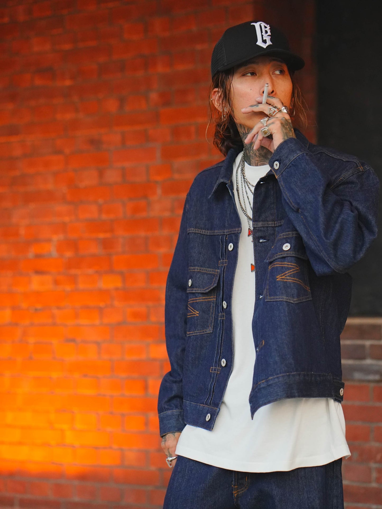 SELVAGE DENIM TRUCKER JAKCET