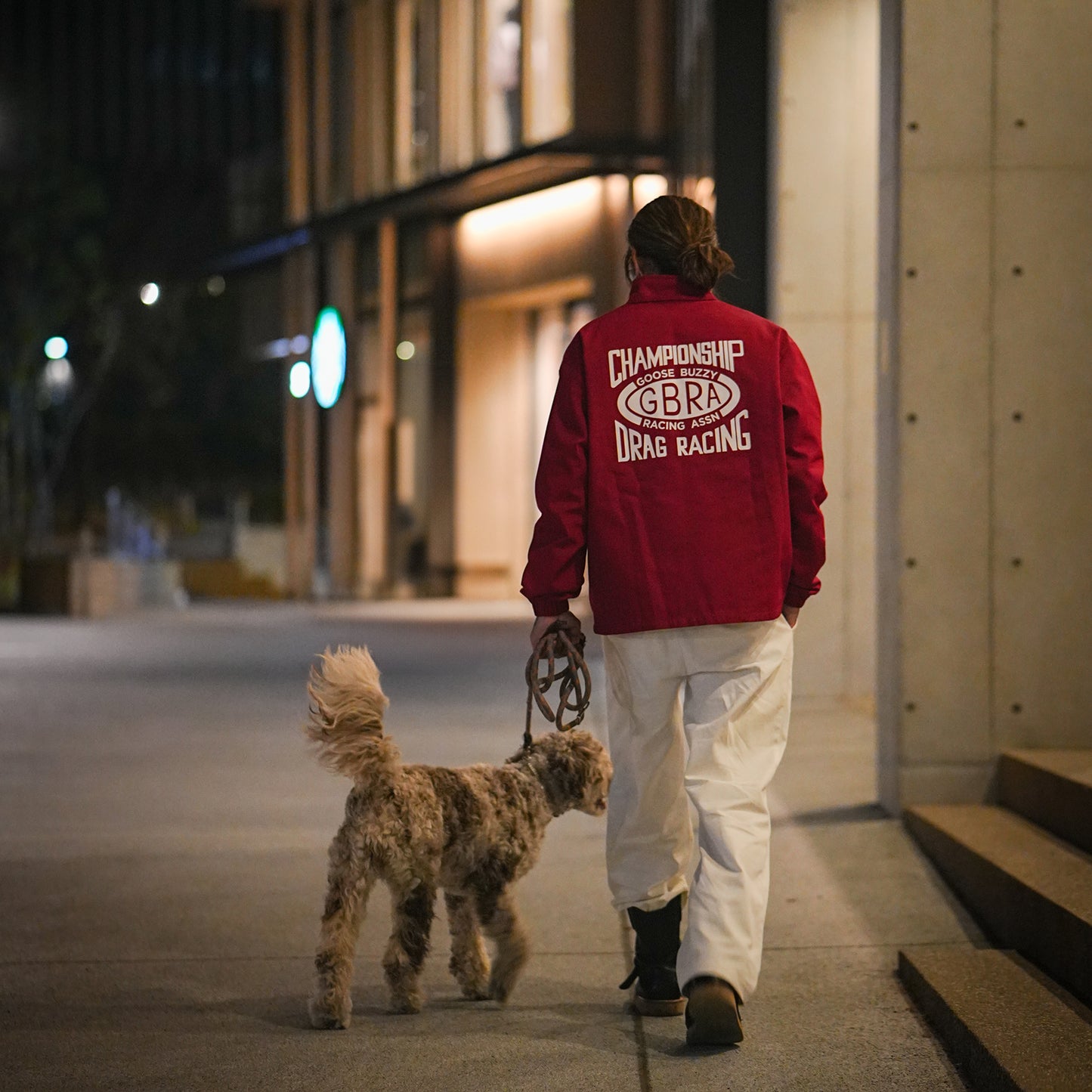 STAND COLLAR RACING JACKET