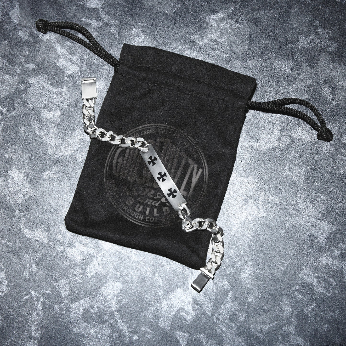 【受注生産】GB CROSS ID BRACELET